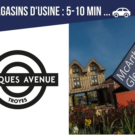 Sejour Pro Ou Detente - Lumineux Proche Centre De Troyes, Wifi Debit, Cuisine Equipee Lägenhet Troyes