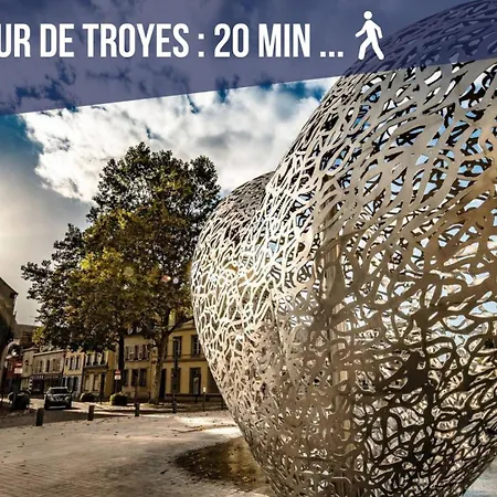 Sejour Pro Ou Detente - Lumineux Proche Centre De Troyes, Wifi Debit, Cuisine Equipee