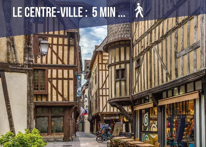 Sejour Pro Ou Detente - Lumineux Proche Centre De Troyes, Wifi Debit, Cuisine Equipee